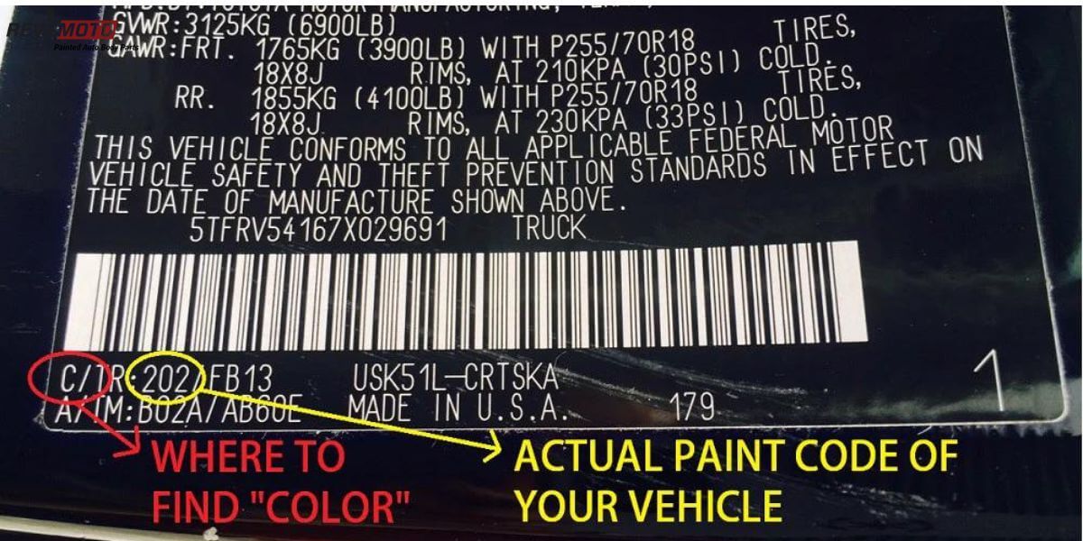 How Do I Find My Car's Paint Code? - ReveMoto