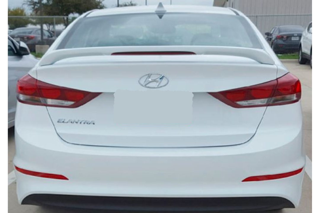 2017-2018 Hyundai Elantra Spoiler Painted 14242