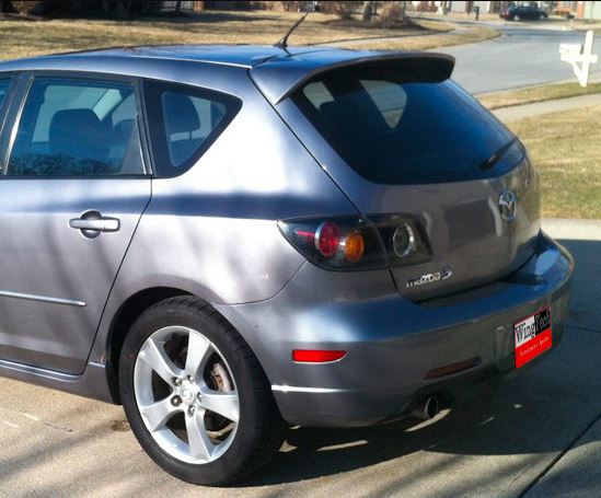 2009 Mazda Mazda3 : Spoiler Painted