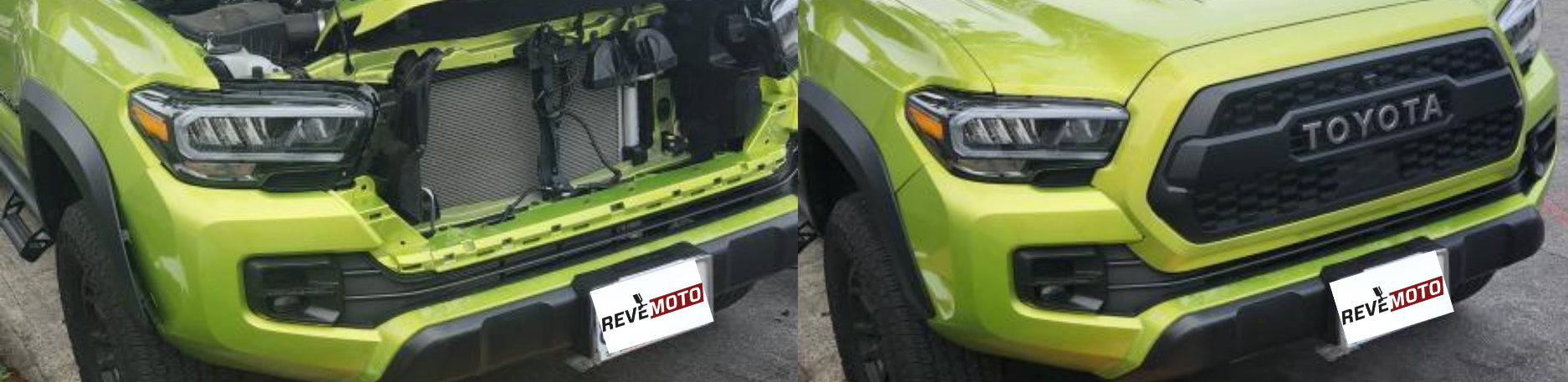 How to Replace Your Front Bumper Yourself - DIY Before and After Installation - ReveMoto Painted Car Parts