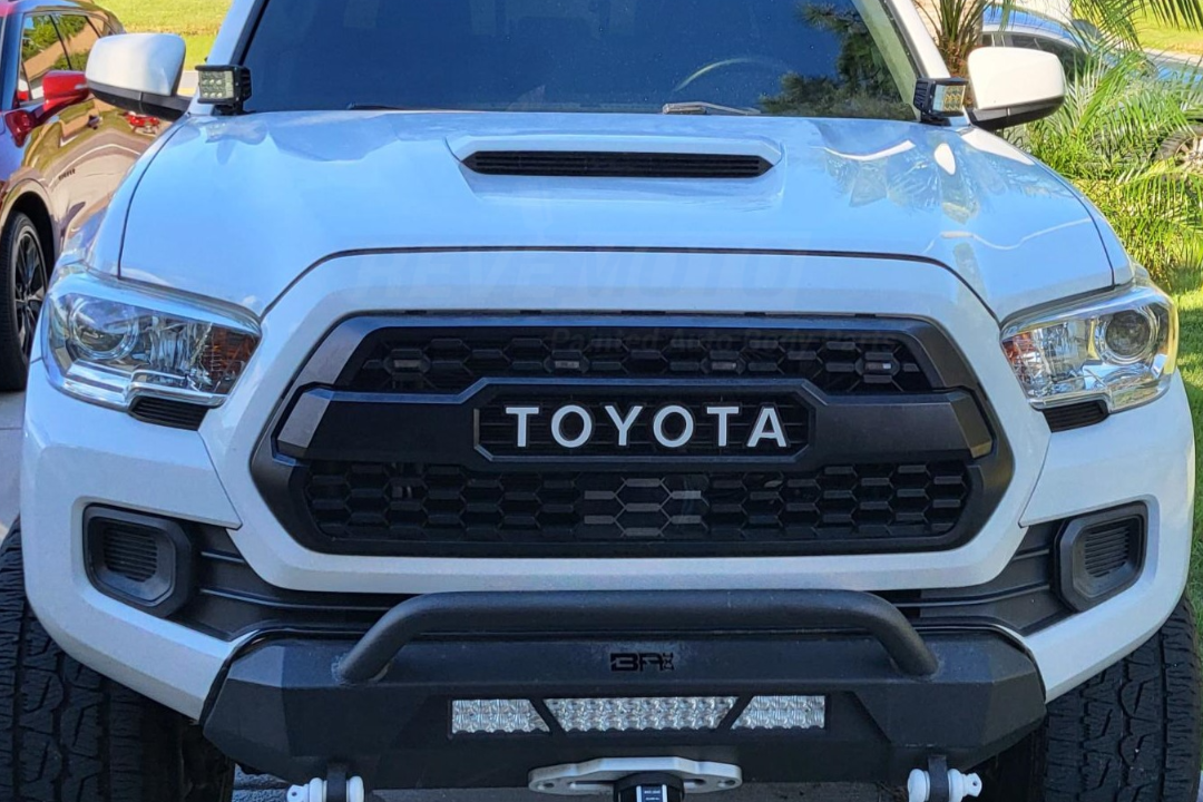 2016-2024 Toyota Tacoma Hood Painted Super White 040 5330104230 TO1230240 ReveMoto Painted Auto Parts Replacement