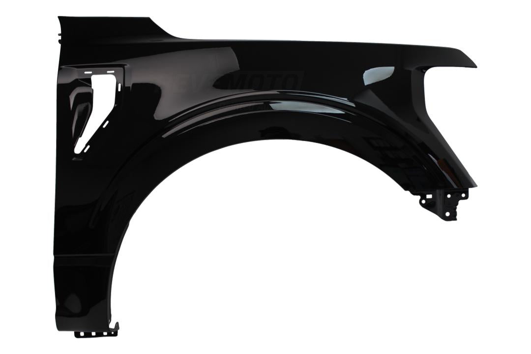 Painted Fender for 2021-2024 Ford F150 Passenger-Side Agate Black Metallic (UM) ML3Z16005A FO1241336