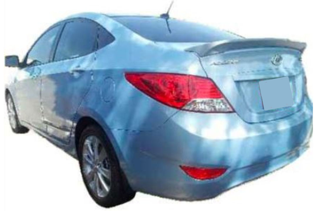 2012-2017 Hyundai Accent Spoiler Painted