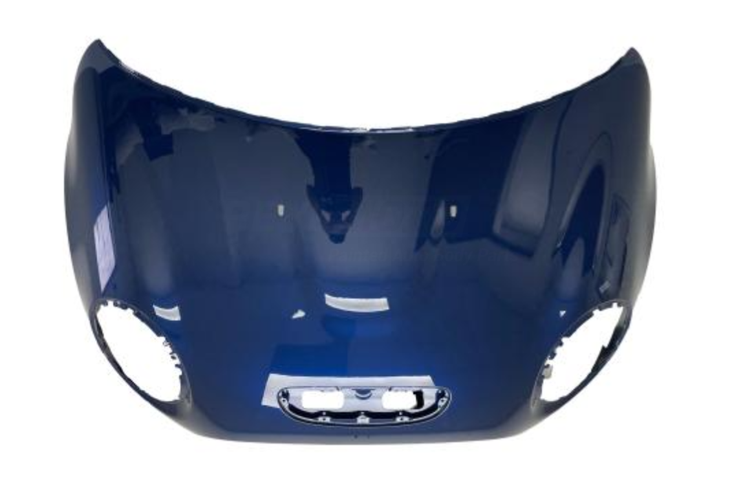 27395 - 2014-2023 Mini Cooper Hood Painted (John Cooper Works, S Models) Deep Blue Metallic (B69) 41008499869 MC1230107