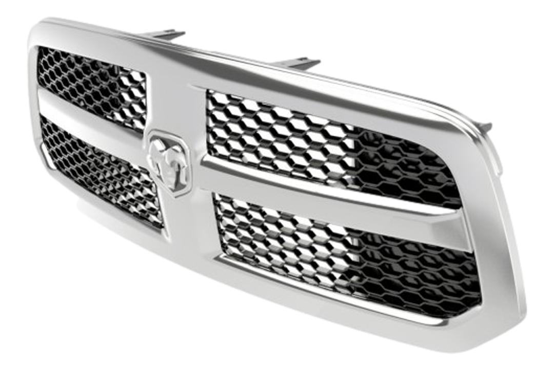 2013-2018 Dodge Ram 1500 Chrome Grille to Painted to Match Grille