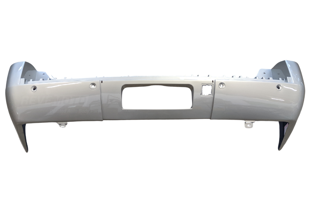 2007-2014 GMC Yukon Rear Bumper Painted (Denali SLE SLT Models) Sheer Silver Metallic (WA726S) 20951798 GM1100784