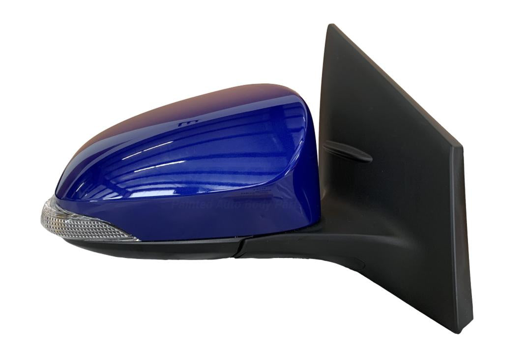 2014-2019 Toyota Corolla Side View Mirror Painted Dark Blue Metallic (8W7) 8791002G11C0 TO1321295