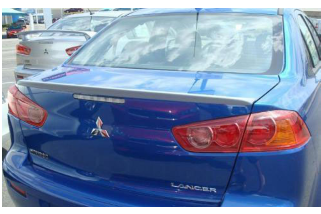 2008-2017 Mitsubishi Lancer Spoiler Painted ABS206