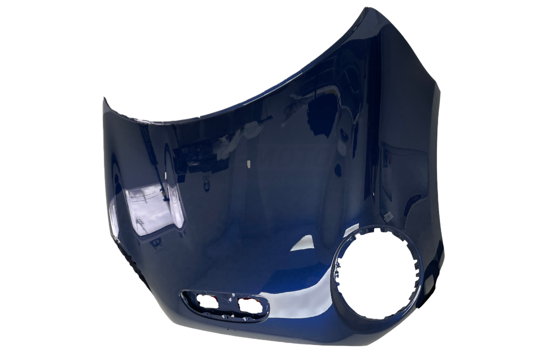 27395 - 2014-2023 Mini Cooper Hood Painted (John Cooper Works, S Models) Deep Blue Metallic (B69) 41008499869 MC1230107