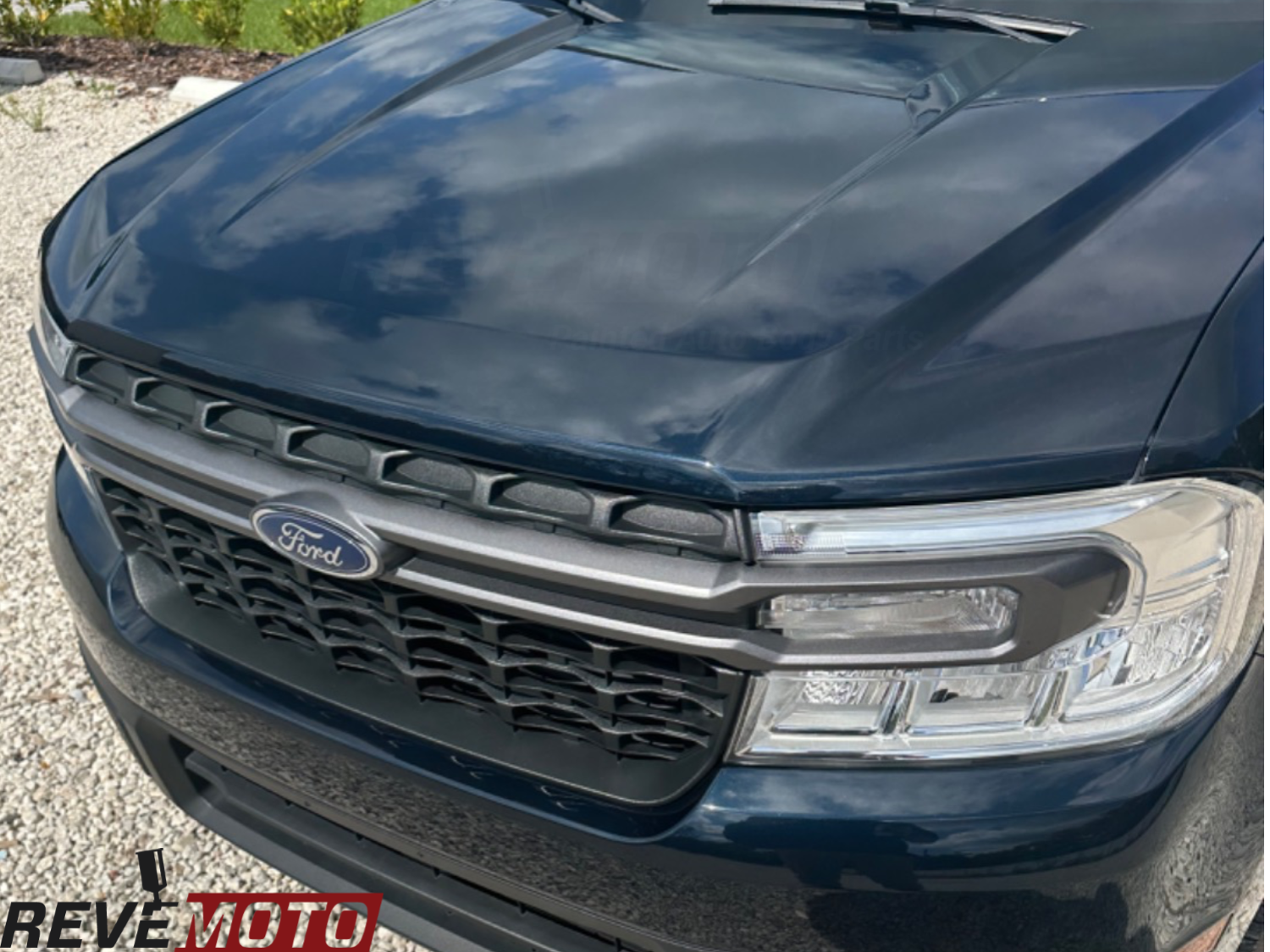 2022-2023 Ford Maverick Hood Painted (OEM) NZ6Z16612A Alto Blue Pearl (LB)  - Customer Submitted Photo