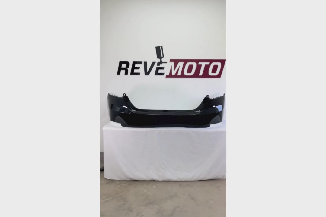 2018-2024 Toyota Camry Rear Bumper Painted Attitude Black Pearl (218) 521590X913 TO1100333 ReveMoto Painted Auto Parts Replacement