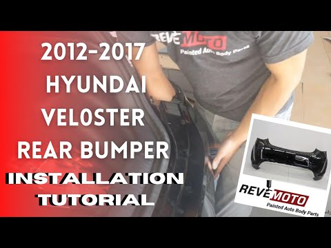 How to Remove a 2012-2017 Hyundai Veloster Rear Bumper, Part 3/3