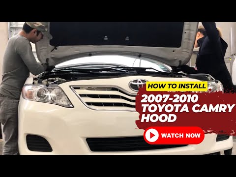 How to Install a 2007-2010 Toyota Camry Hood