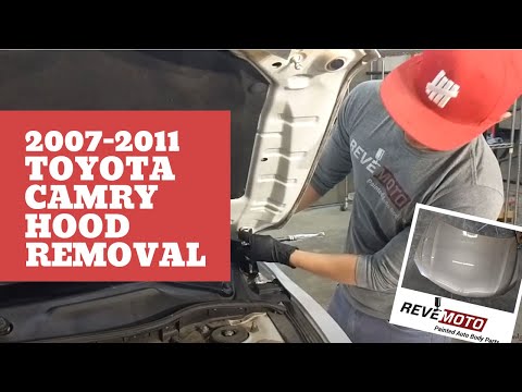 How to Remove a 2007-2010 Toyota Camry Hood