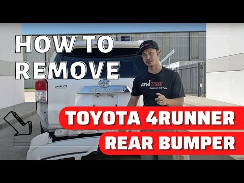 How To Remove 5th Gen Toyota 4Runner Rear Bumper (For 2014-2024) | Step by Step | ReveMoto