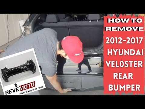 How to Remove a 2012-2017 Hyundai Veloster Rear Bumper, Part 1/3