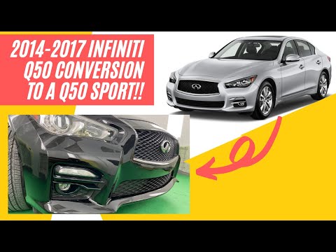 2014-2017 Infiniti Q50 FULL Conversion Guide to Sport Model 