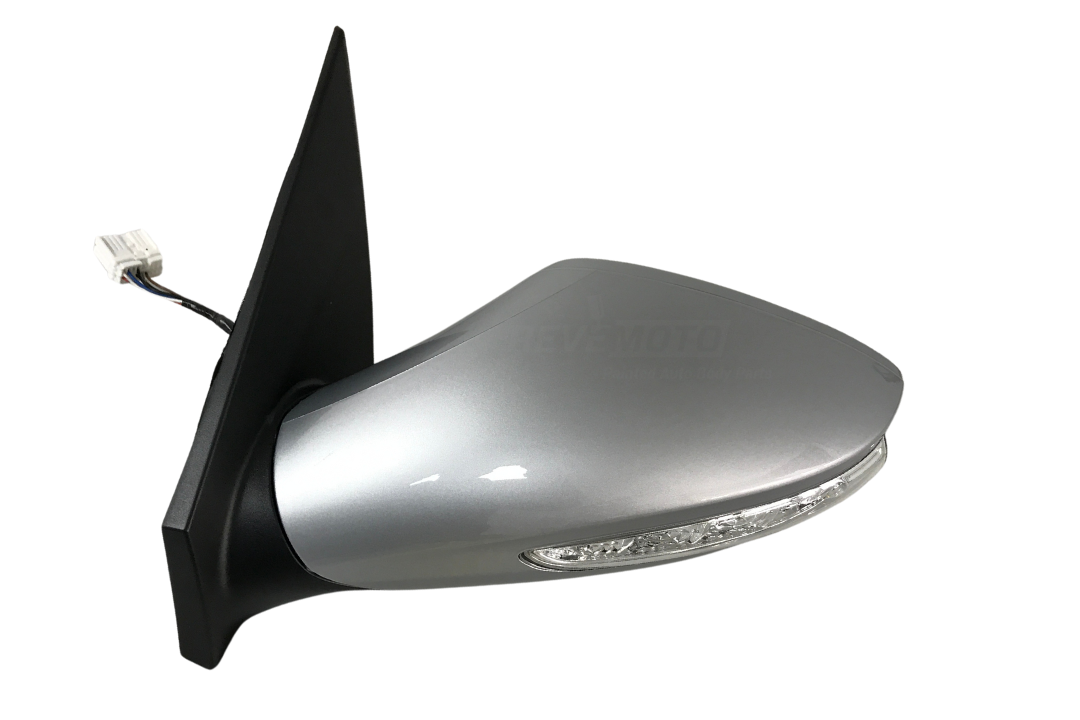 2011-2014 Hyundai Sonata Side View Mirror Painted (WITH: Heat, Turn Signal Light | WITHOUT: Eco Models) Radiant Silver Metallic (SM) 876103Q110 HY1320168