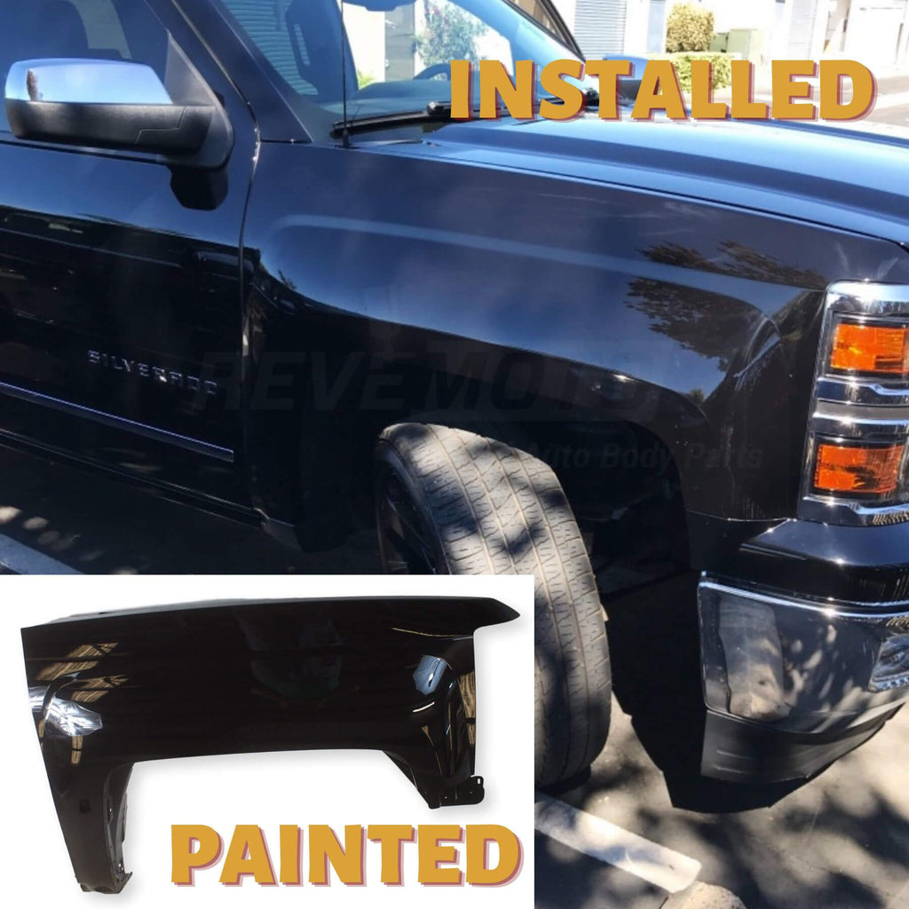 2015-2019 Chevrolet Silverado Fender Painted (2500HD/3500HD