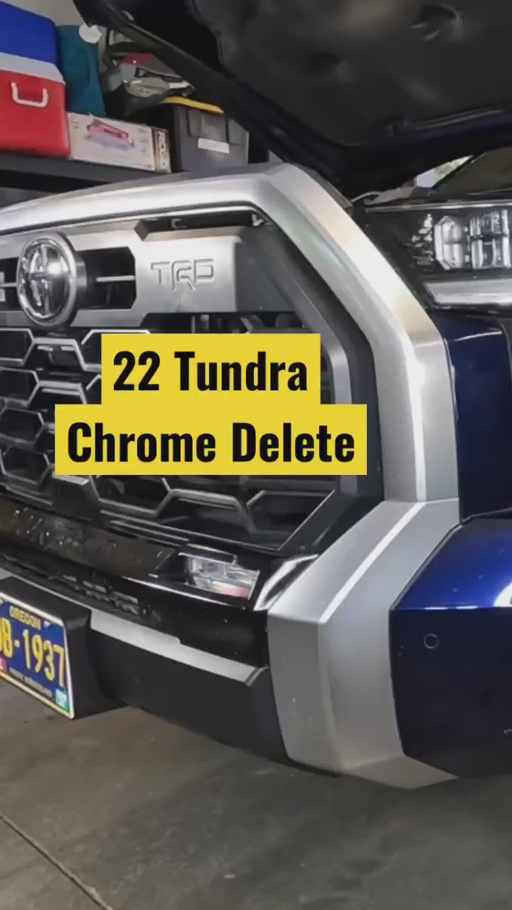 20222025 Toyota Tundra Chrome Delete Conversion Kit (OEM Only) ReveMoto