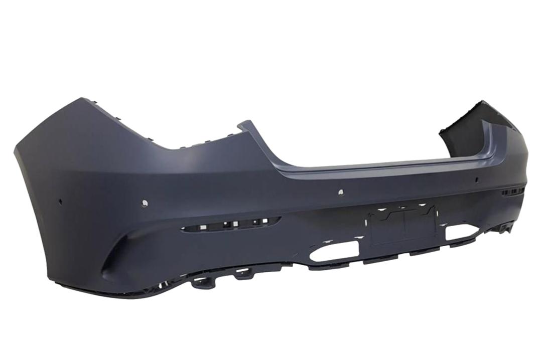 2020-2023 Mercedes-Benz CLA 35 AMG Rear Bumper Painted (WITH: AMG Line)_WITH: Park Assist Sensor Holes_ 11888534039999_ MB1100453